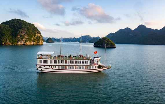 ðŸ”·Real Halong bay Routeâœ”Lavender cruise I 4 star cruise.
